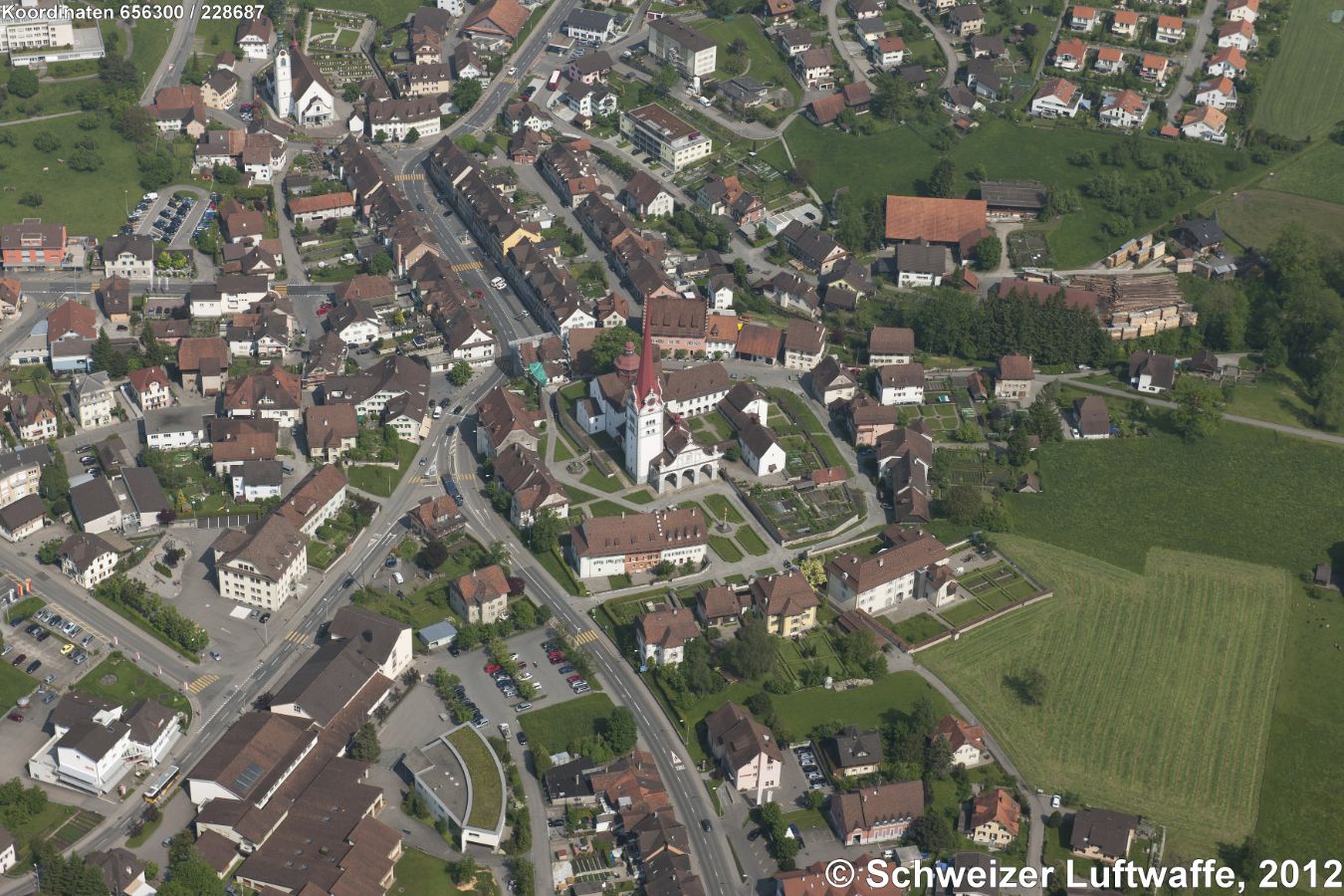 Beromünster: Altstadt mit Stiftsbezirk